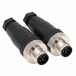 Eonvic M12 5 Pin Male A Code Circular Aviation Plug