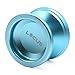 MAGICYOYO Responsive Beginners Yoyo Ball Bearing V6 LOCUS Space Aluminum Metal Yoyos Ball for Learner Kids with Bag Glove 5 Strings Blue