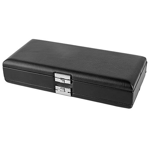 image for sunflower Oboe Reed Case Bassoon Reed Case Black PU Leather 2 Layers R