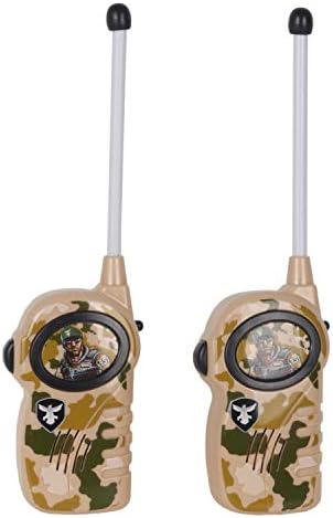 Huang Cheng Toys Pack of 2 Camouflage Military Kids Handheld Walkie-Talkie Interphone Communication Toy