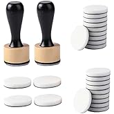 Ink Paints Mixing Blending Tool Mini Round Foam Refills, for Scrapbooking Craft, Control of Ink Placement, No More Inky Finge