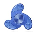 Fidget Spinner Edc Adhd fidget toy Ultra Durable High Speed 2-4 Min Spins Relief Toys Aluminum Alloy Material blue by NuoYaRen