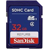 SanDisk 32GB SDHC Flash Memory Card SDSDB-032G-B35 (Renewed) (1 Pack)