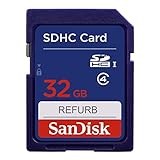 SanDisk 32GB SDHC Flash Memory Card SDSDB-032G-B35 (Renewed) (1 Pack)