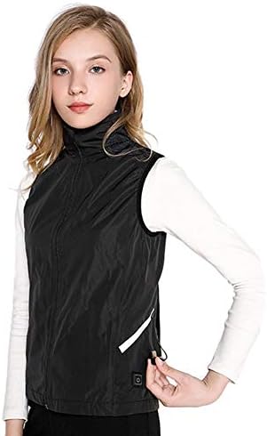 Women's Heated Vest USB Charging Electric Heated Vest Lightweight Female Winter Warm Vest for Bicycle Hiking Skiing Camping