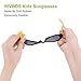 RIVBOS Kids Sunglasses with Strap Polarized UV Protection Flexible Rubber Shades for Boys Girls RBK003