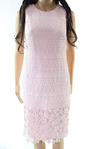 Karl Lagerfeld Rose Womens Floral Lace Sheath Dress Pink 0 | Desertcart  BAHRAIN