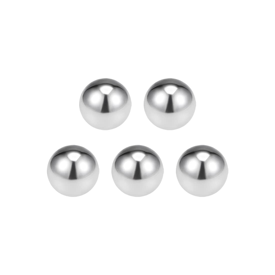 uxcell 16mm Bearing Balls 304 Stainless Steel G100 Precision Balls 10pcs