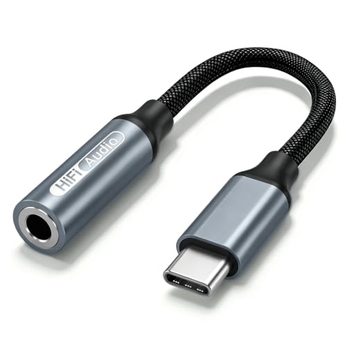USB C to 3.5mm Audio Adapter with DAC