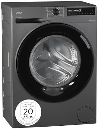 ProWash 500 BR 49SBL8G-S, Lavadora 9 KG, 1400 RPM, Display Digital, Conectividad WIFI, 16 Ciclos, Motor Inverter, Inicio Diferido 24H, Bloqueo Infantil, Tambor 52,5cm, 72 DB, Antracita