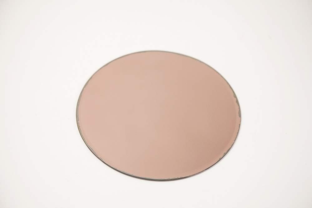 Decor Essentials Rose Gold Mirror Plate 20cm - Glamorous Table Decor (Minor Imperfections)