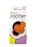 Orthodontic Natural Rubber Pacifier (Set of 3) Size: 6 months and up