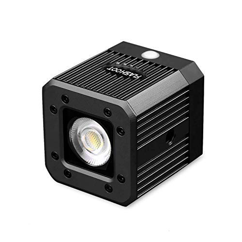 fotowelt Mini Pocket On-Camera Video Light Cube LED Video Light Drone Strobe Light with 1/4" 20 Screw Hole Diving Camping Lighting Waterproof 20m for Smartphone, Cameras, Drone and Action Camera