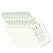 BlueCosto 10x White Luggage Tags for Suitcases Travel Bag Tag Suitcase Baggage Name Label