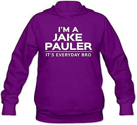 Jake Pauler Women's Long Sleeve Casual Loose Hoodie Pullover Sweatshirt