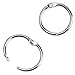 Pawfly 3/4 Inch Small Loose Leaf Binder Rings Book Rings, 100 Pieces