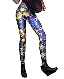 Amoluv Women's Fashion Digital Print Aquarium Pattern Sexy Leggings