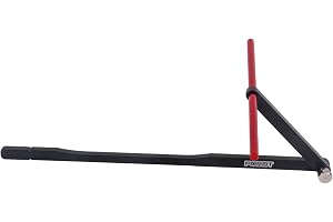 Porotmotor Motorcycle Handlebar Alignment Tool, Handlebar Centering Gauge for Sport Bikes, CNC Aluminum Tool for Accurate Handlebar Angle Adjustment, Ideal for Maintenance, Repairs & Track Day Setup
