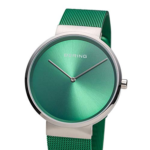 BERING-Time-Unisex-Slim-Watch-14539-808-39MM-Case-Classic-Collection-Stainless-Steel-Strap-Scratch-Resistant-Sapphire-Glass-Minimalistic-Designed-in-Denmark
