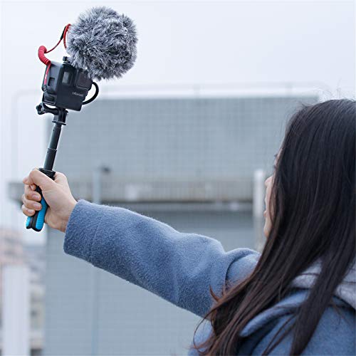 ULANZI V2 Protective Housing Case Vlogging Frame Cage with Microphone Cold Shoe Mount Compatible for GoPro Hero 7 6 5 Vlog Setup Action Camera Accessories - Thumbnail 6