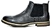 Bruno Marc Men's Philly-2 Black Leather Lined Chelsea Dress Ankle Boots - 8.5 M US