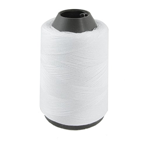 uxcell Tailoring Stitching Sewing Thread String Spool White