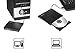 External CD Drive,Amicool USB 3.0 Portable CD/DVD +/-RW Drive Slim DVD/CD ROM Rewriter Burner Super High Speed Data Transfer for Laptop Desktop Linux OS Apple Mac MacBook Pro and PC Windows XP/Vista
