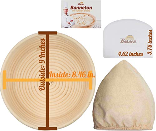 1 Inch+Banneton+Proofing+Basket+Set