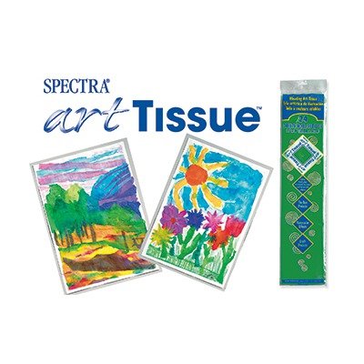 Pacon Spectra Deluxe Bleeding Art Tissue holiday green 20 in. x 30 in. pack of 24