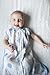 SwaddleDesigns Cotton Muslin Sleeping Sack, Blue Forest, Small 0-6 Months, Wearable Blanket with 2-way Zipper