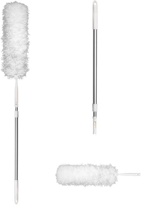 Amazon はたき ほこり取り 掃除ブラシ マイクロファイバー 掃除ブラシ ほこり払い ほこりキャッチャー ダスターモップ 伸縮可能 高所掃除 家庭 車用 ロングモップ 取り外し可能 曲がる ほこり除去 伸びる 掃除モップ 家庭用 車用 Bemotion ほこり取り はたき ほこり