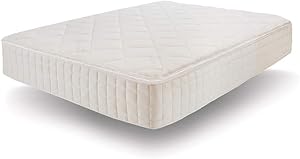 Naturepedic Serenade Organic Mattress, Cushion Firm Hybrid Mattress with Organic Latex and Encased Coils, Queen