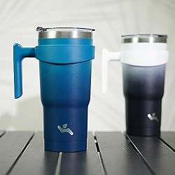 Konokyo 20 oz Tumbler with Handle and 2 Straw 2