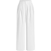 winkbay Women's Wide Leg Dress Pants Elegant High Waisted Loose Work Office Trousers