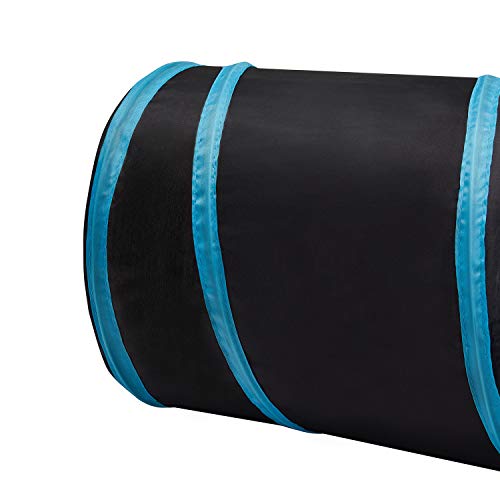Love's cabin Cat Tunnel Tube, Collapsible 3 Way Pet Tunnel - Cat Play Tent Interactive Toy Maze Cat House Bed with Balls for Cat Puppy Kitten Rabbit