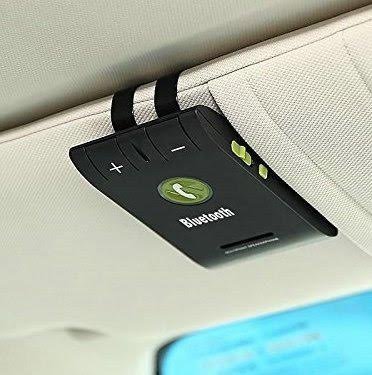 image for MMOBIEL Handsfree Wireless Bluetooth 4.0 Sun Visor Speakerphone Car Ki