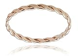 Skinny Braided Ring, Toe Ring or Midi Ring Gold Filled - SPUNKYsoul Fine Jewelry Collection