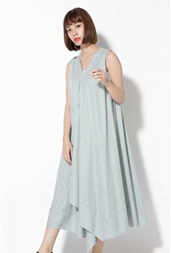 Amazon ローズバッド Rose Bud フレアストライプワンピース グリーン1 ワンピース チュニック 通販