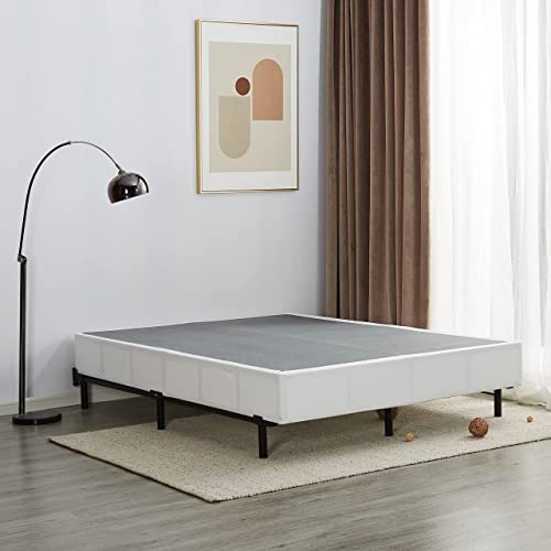 AMOBRO Bed Frame Queen Size, Easy Assembly Metal Queen Bed Frame for