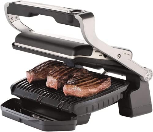 Optigrill GC750D Elite Elektrogrill | für den Innen- und Außenbereich | automatischer Grillsensor | Intuitive Anleitung | Schnellversiegelung | 12 automatische Programme | 2000 W