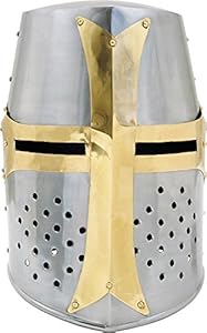 Szco Supplies Brass Crusader Helmet