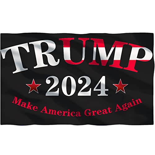 DomeStar Trump Cape for President 2024 Backdrop Banner, 3 x 5 Feet Trump Banner 2024 President Decoration and Supplies