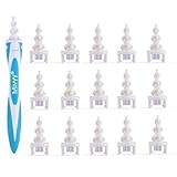 Mivyy Swab Multifunctional Removal Soft Spiral Disposable Ear Wax  Cleaner System with 16 Replacement Heads