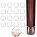 MelonBoat 1'' to 1-1/8'' Chair Leg Floor Protectors, Anti Slip Chair Leg Caps, Chair Leg Covers to Protect Floors, A-RD027, Fit Round Leg 1''-1.08'', 16 Pack