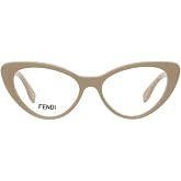 Fendi Women's Designer Cat Eye Eyeglasses Clear Demo Lens