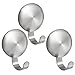 iDesign Forma Self Adhesive Hook, 3 pack, Stainless Steel