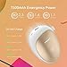 PISEN Rechargeable 2-in-1 Hand Warmer & Power Bank with 7500mAh Capacity and Two Heated Sides Ideal for Winter Sports, Cold Days, Outdoor Activities and More