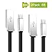 Alanda Android Phone Cable 2 Pack 6ft Syncing and Charging Micro USB 2.0 Cord High Speed Charger for Android Devices Samsung Nexus HTC Motorola Nokia LG Sony Blackberry Google-Black