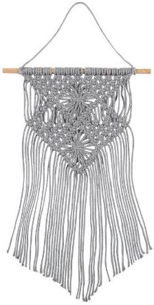 Coastal Living Seascapes Macrame Woven Wall Hanging Boho Chic Bohemian Art Decor 22" (Gray)