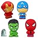 NeatoTek Jumbo Slow Rising Squishies 4 Pack Super Hero Squishy Toys Party Favors Stress Relief Toy for Boys Toddlers Bag